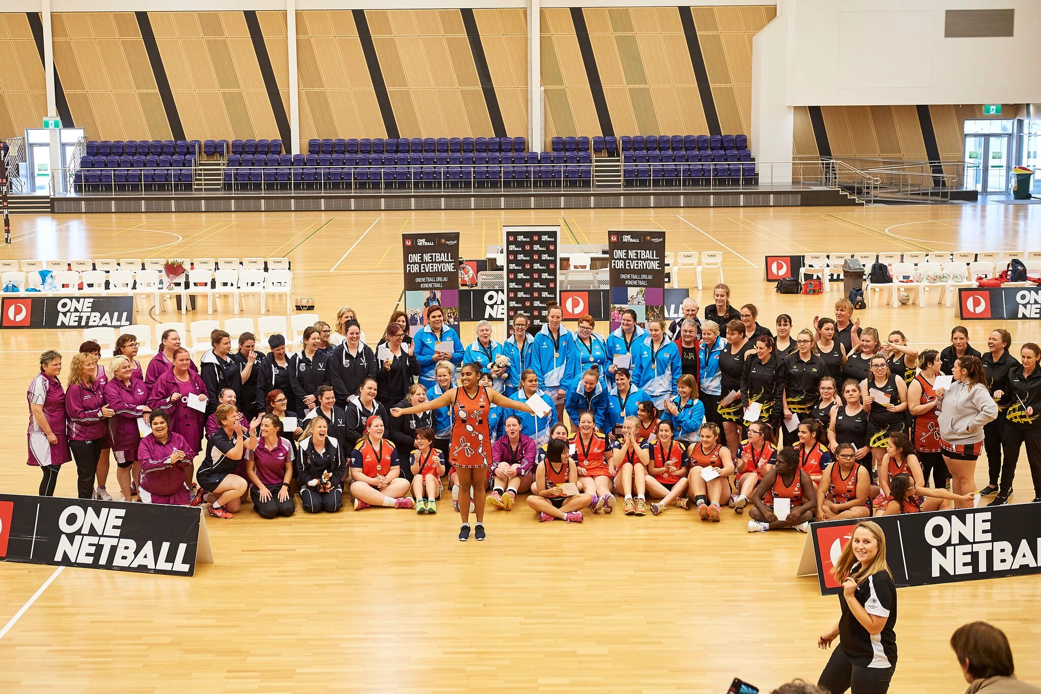 Queensland, Victoria, South Australia, New South Wales, Western Australia and Northern Territory teams gathered together at the Marie Little Shield 2017 