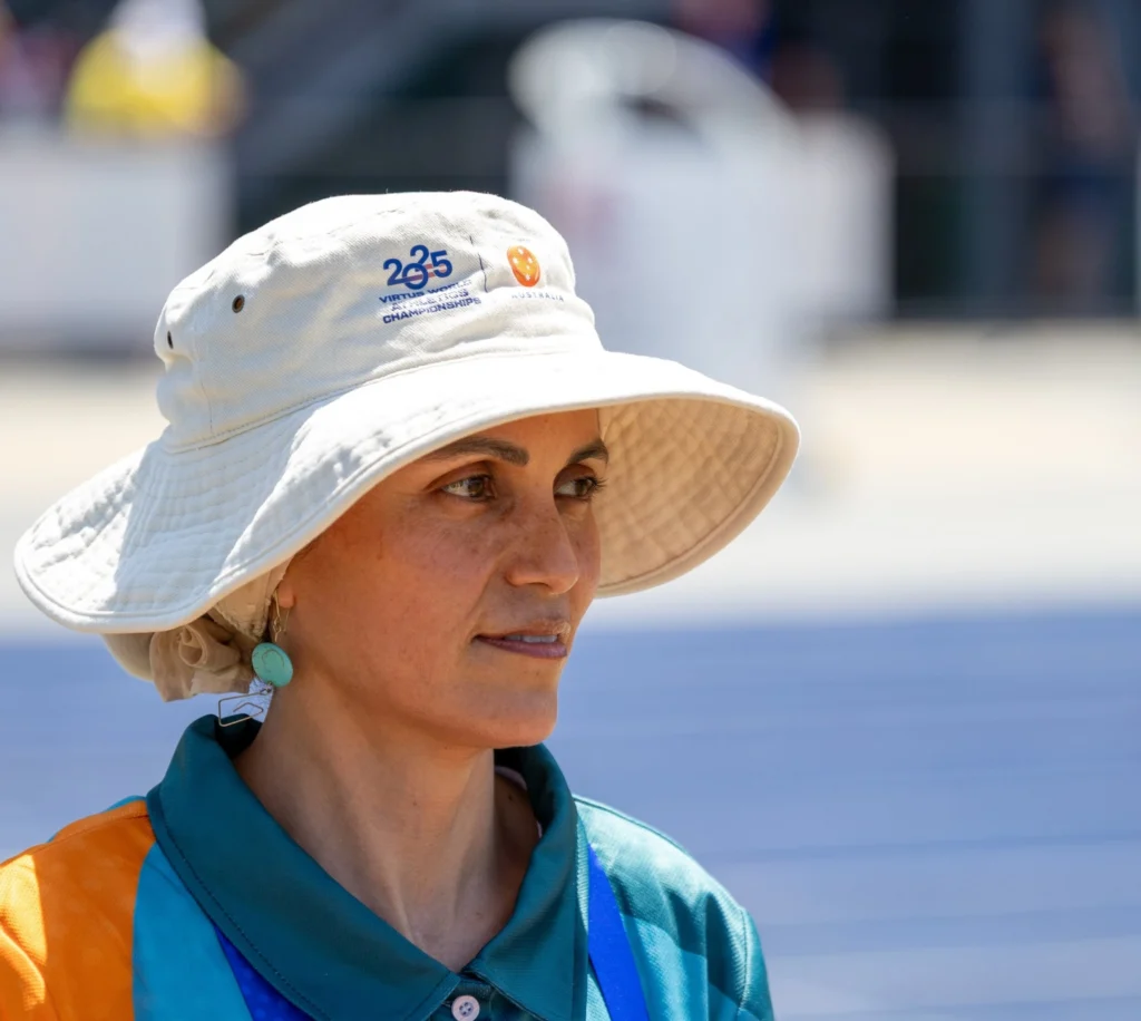 Giving Back Through Sport: Paola'S Volunteering Journey 1 Paola Lopez at the Virtus World Athletics Championships 2025 in Brisbane, Australia. Photo credit: Lleyton Lloyd.